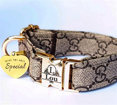 dog collar gucci|extra small designer dog collars.